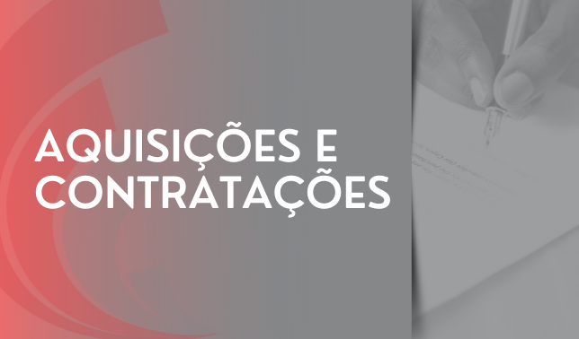 Aquisições e contratações